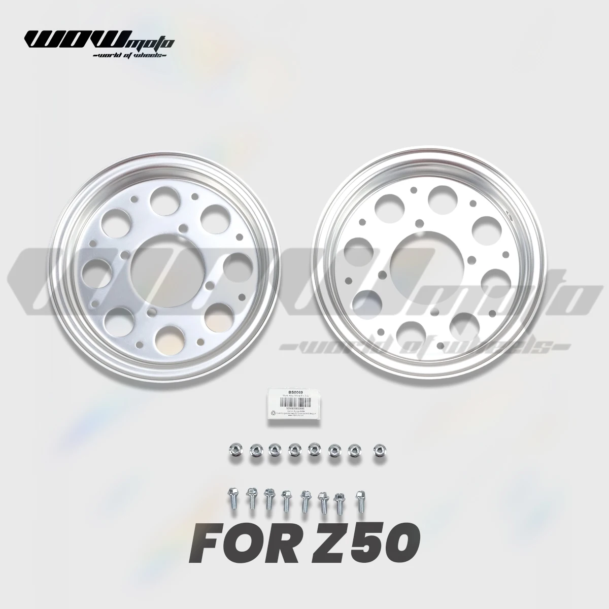 Mini Moto Wheels For Monkey Z50 | 3.0/3.5-10 Inch Lightweight Aluminum Split Rims | Custom Motorcycle Wheel Set