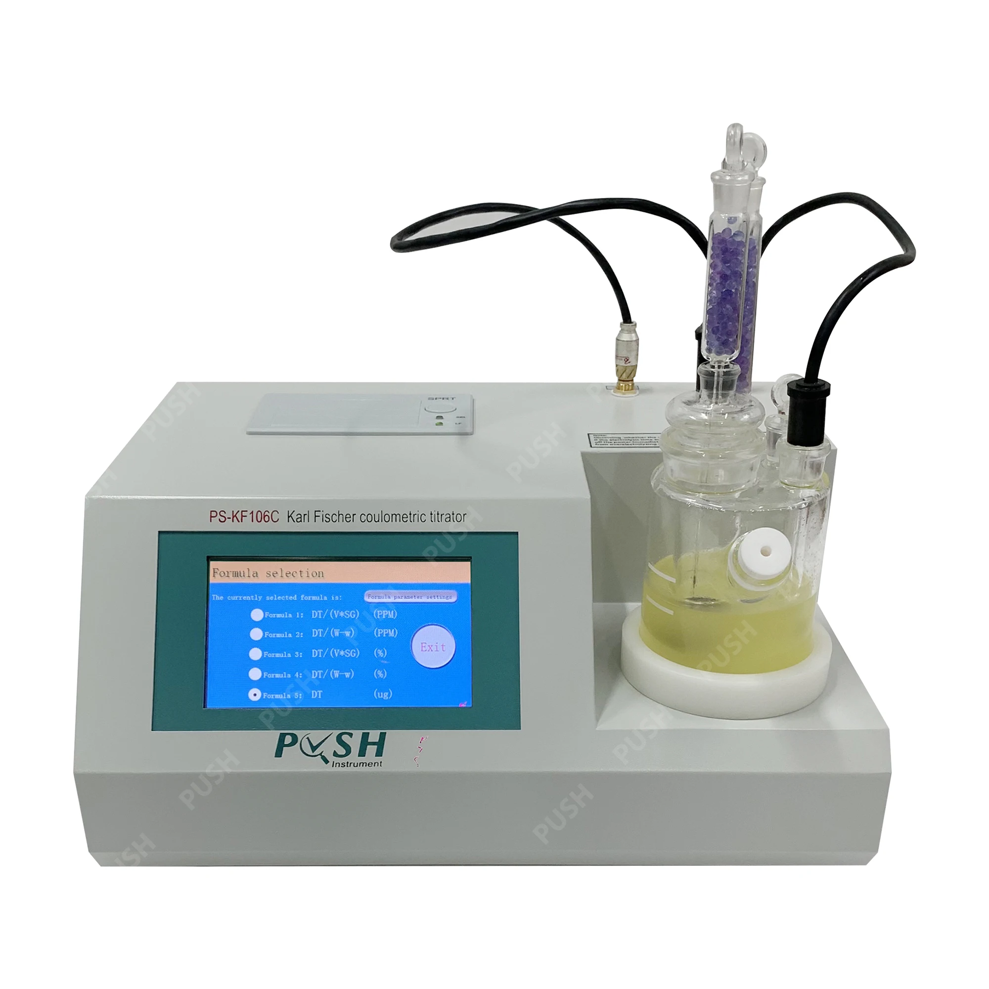 

Push Electric PS-KF106C Анализатор влажности изоляционного масла Кулоometric Karl Fischer Титрирование