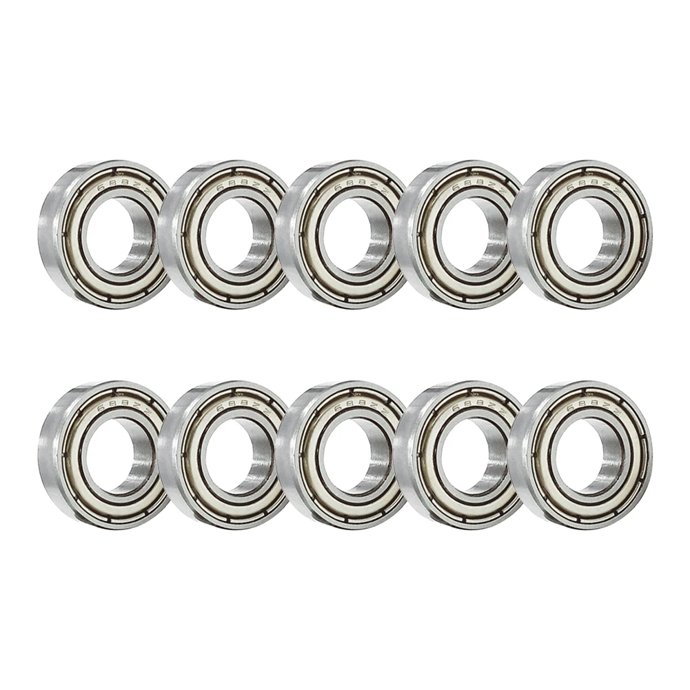 10pcs Carbon Steel Bearings Double Shielded 688ZZ Ball Bearing 8x16x5mm Deep Groove Ball Bearings Heavy Load 3D Printer Parts