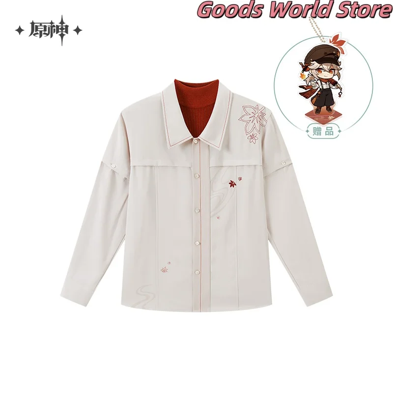 

In stock Kaedehara Kazuha Knitted shirt set Original Merch Mihoyo Game Genshin Impact Kazuha Cosplay Costume ACGN Halloween Gift