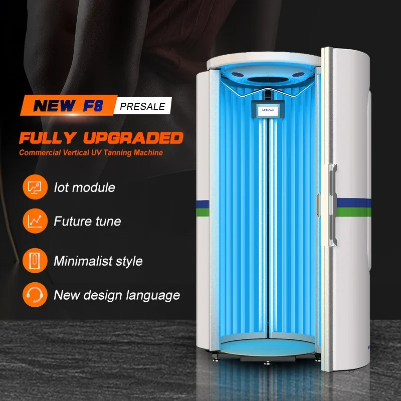 Infrared TIanning Bed Commercial Tanning Stand up Digital Booth Sun Protector Tanning Bed Solarium Tanning Machine