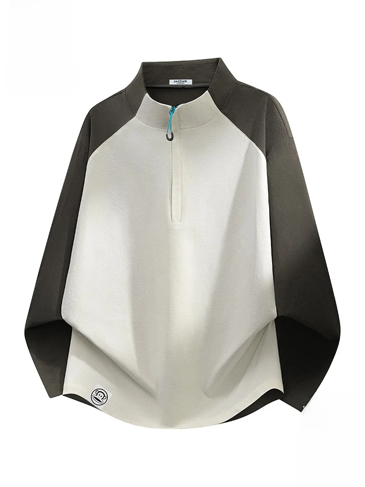 

Мужская толстовка Paul Frank с длинным рукавом на молнии, повседневная, для активного отдыха, весенняя, модная, с цветными блоками, молодежная, спортивная