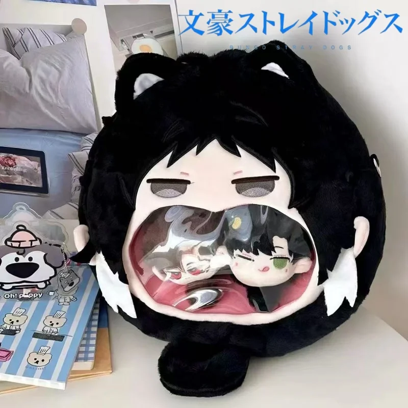 

Bungo Stray Dogs Ryunosuke Akutag Large-capacity Backpack Doll Badge Display Bag Anime Merchandise Boys and Girls Festival Gifts