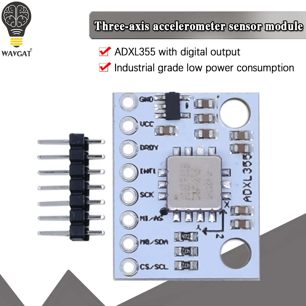 CC triaxial accelerometer sensor module is an industrial-grade, low-power integrated temperature sensor with digital output