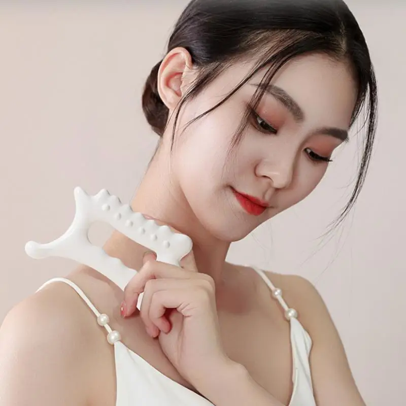Ergonomic Versatile Handheld Gua Sha Board For Face & Body - Non-Ceramic, Gua Sha Massage Tool, Relaxation And Beauty Massager