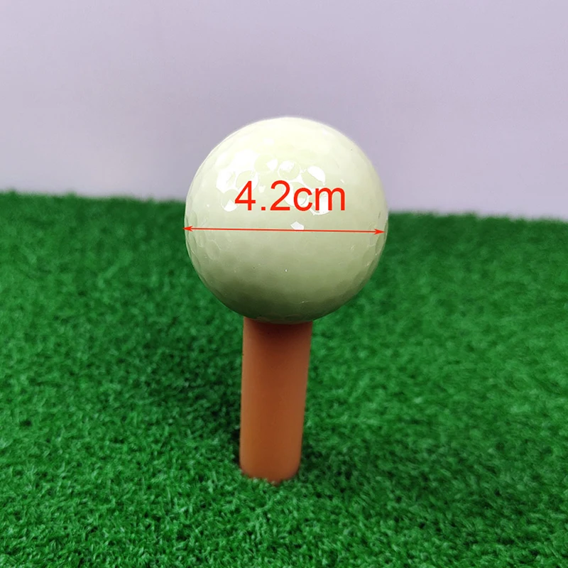 1Pc Luminous Golf Ball Glow Balls For Night Sports Fluorescent Glowing In The Dark Golf Ball Long Lasting Bright Luminous Ball