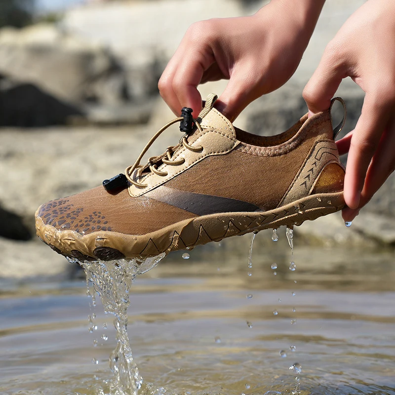 New Arrival Water Shoes Men Women Beach Aqua Shoes Quick Dry Anti-Slip Five-Finger Barefoot Upstream Sneakers Indoor Yoga Shoes
