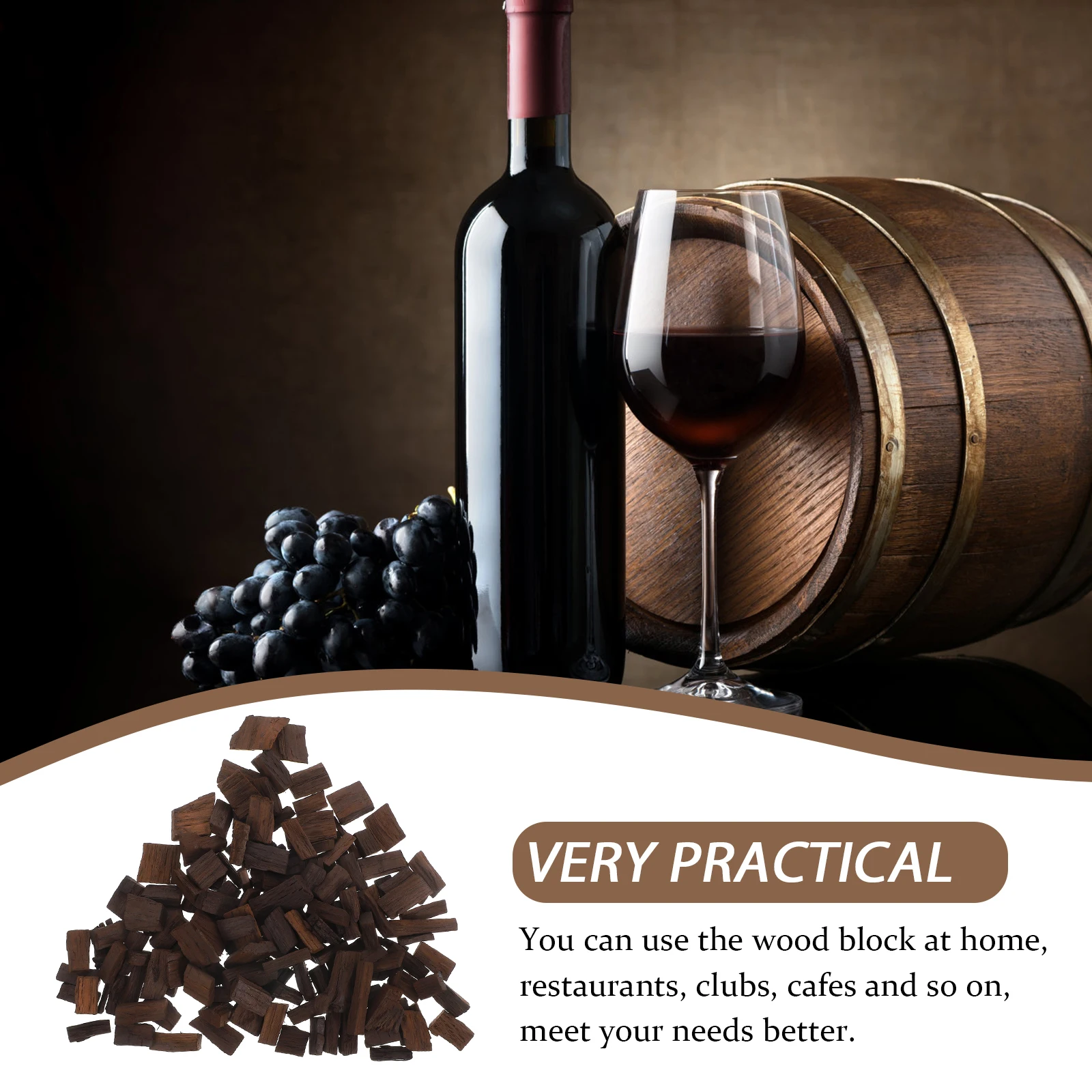 

Oak Chips Home Brewing DIY French Toasted Small Pack Supplies Whiskey Brand Wood Pieces Enhance Aroma Taste