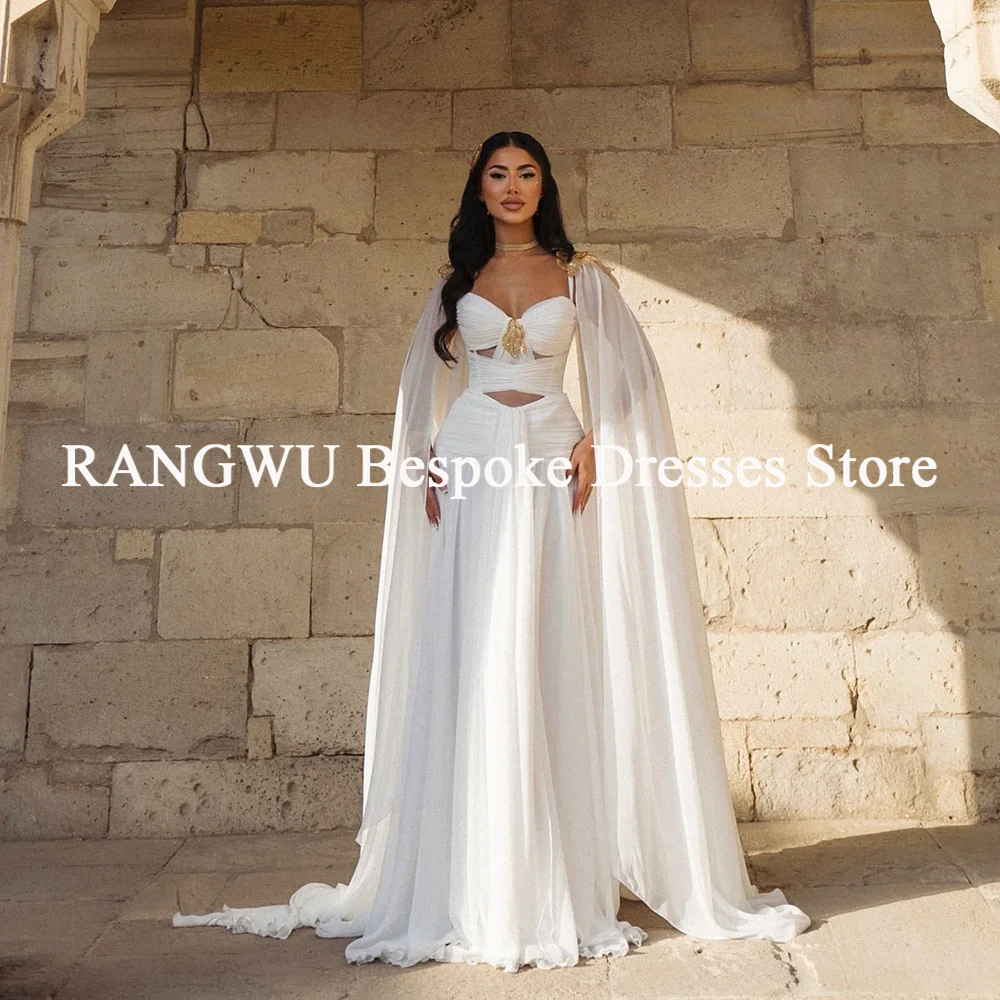 Białe sukienki wieczorowe z koralikami, długa suknia balowa w kształcie litery A, suknie na drugie przyjęcie, damskie, szyte na miarę.