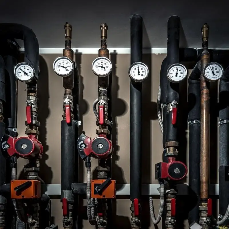 A0NC مقياس الضغط المعدني قياس ضغط ضغط المطبخ جزء من الفولاذ المقاوم للصدأ لتعزيز الاستقرار