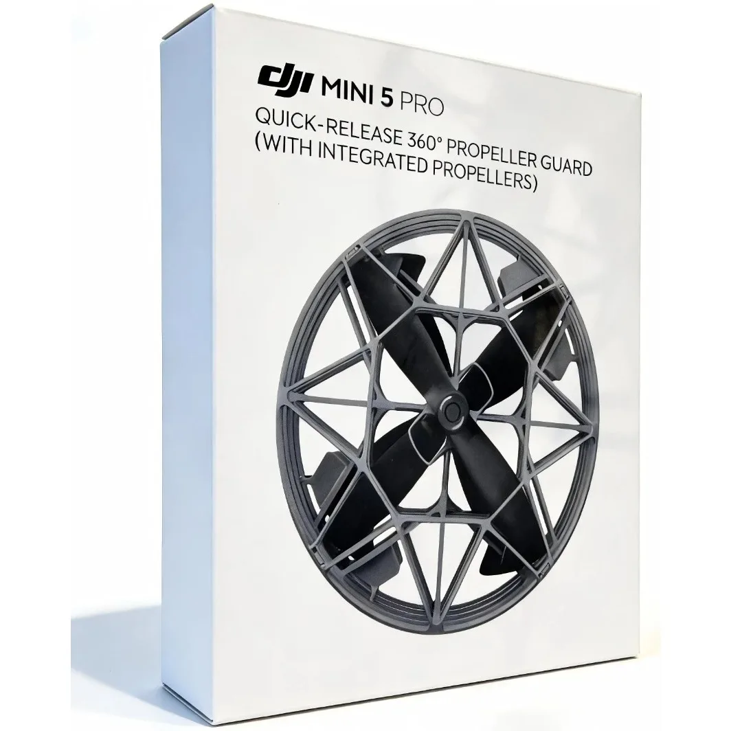 

DJI Mini 5 Pro Quick-Release Propeller Guards w/Props – Mag Merge Storage&Safety
