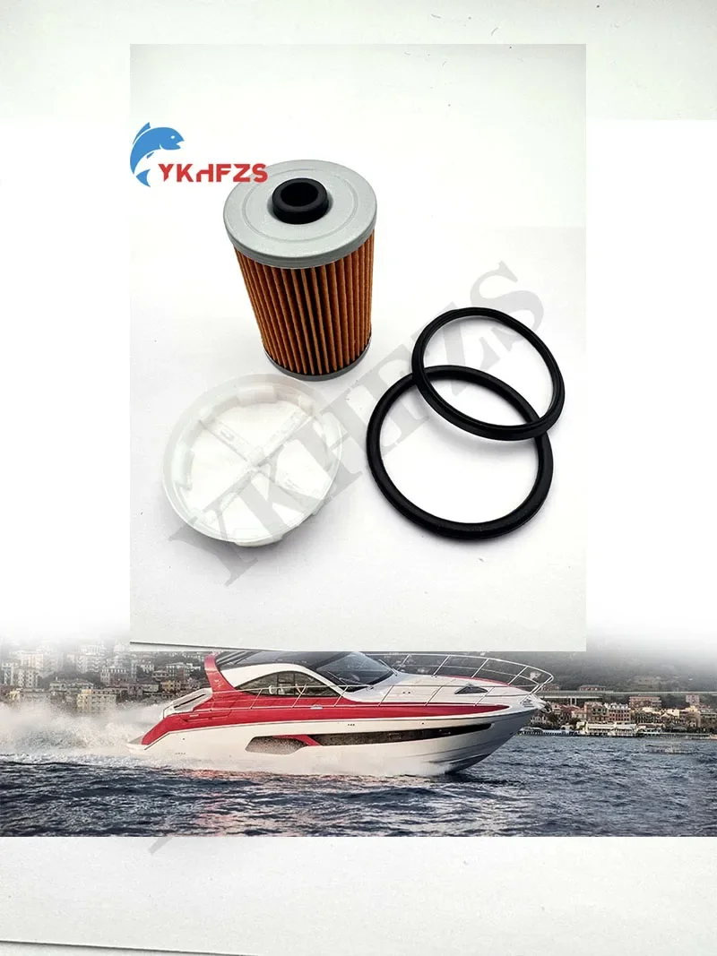 

Fuel Filter and Filtering Disk Set 35-8M0093688 866171A1 8M0093688 35-892665 for Mercury Marine Mercruiser Engines with Gen III