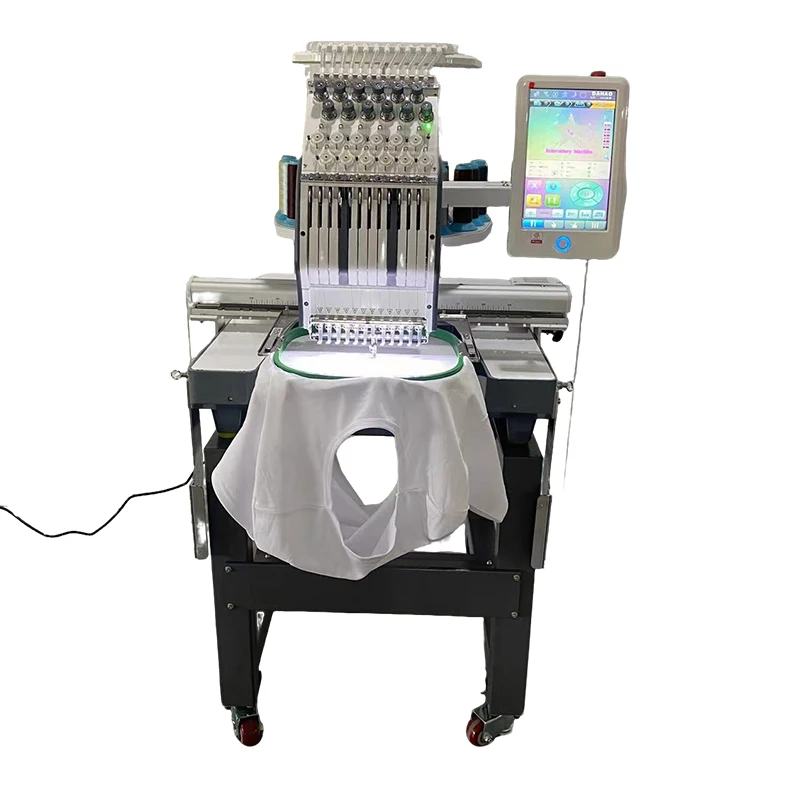 High Quality Intelligent Smart Stitch Embroidery Machine with Stitch Count Display for Quality Control in Production Customized