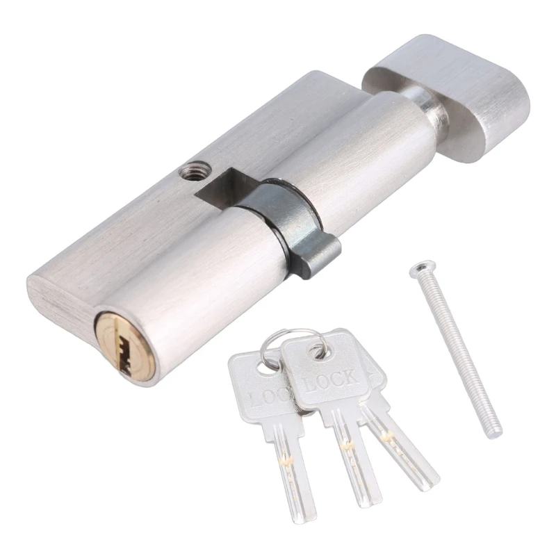 Knobbed Cylinder Lock Alloy Door Lock Enhances Security Door Cylinder Protective House Door Lock for Residential Gates