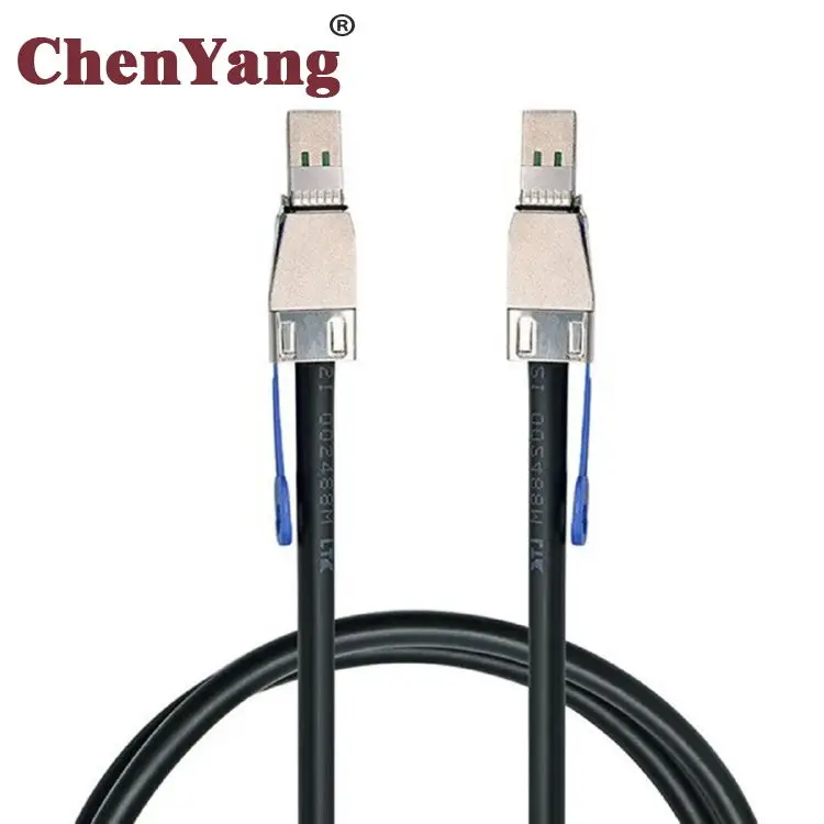 Xiwai 50cm 12Gbps External Mini SAS HD SFF-8644 to Mini SAS High Density HD SFF-8644 Data Server Raid Cable