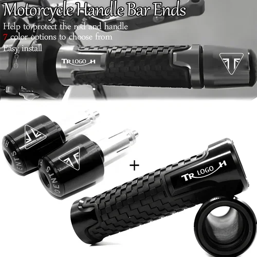 Para Trident 660 Tiger 800 900 GT speed triple 1050 street triple 675/R motocicleta CNC manillar extremo de la tapa