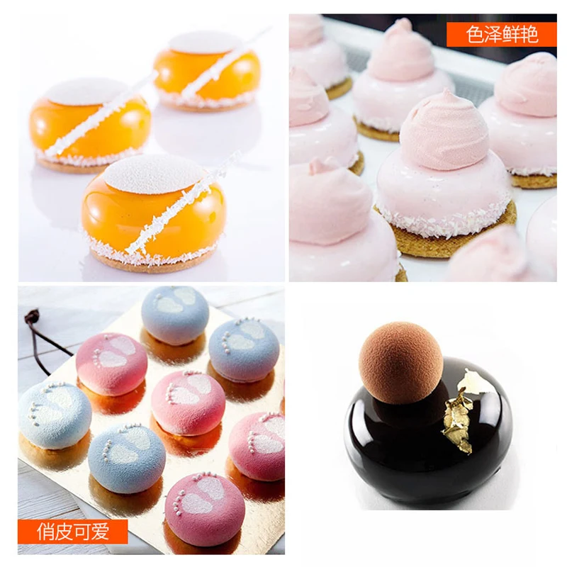 3D Ball Round Half Sphere Silicone Molds for DIY Baking Pudding Mousse Chocolate Cake Mold Kitchen Accessories Tools