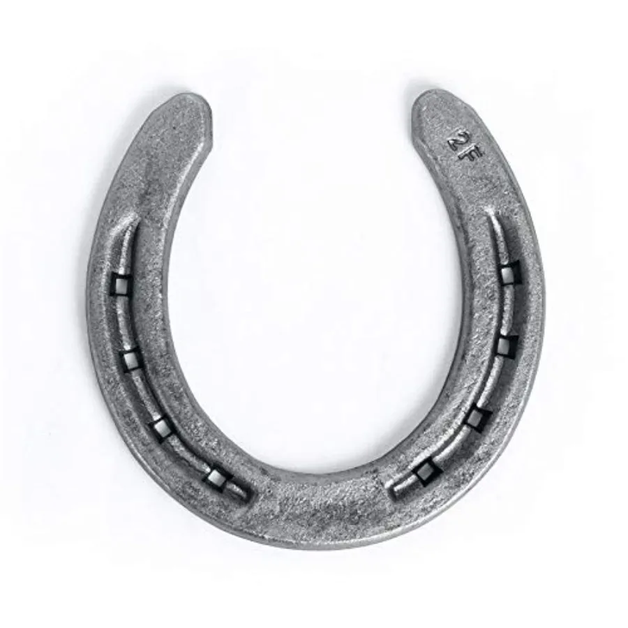 

Steel Horseshoes Set for Horses, Crafts, Decorations and Backyard Games - - - Sand Blasted Steel 2 Shoes
