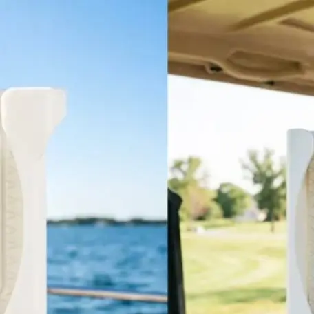 White Adjustable Boat Phone Mount Holder For Golf Cart Rails Marine ABS Stand For Smartphone Tablet Camping Hiking Accessories