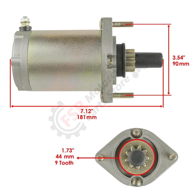 محرك البدء assy، يناسب Arctic Cat Bearcat Jag Lynx Pantera Prowler El Tigre EXT Z 370 440 340، ملحقات عربة الثلج