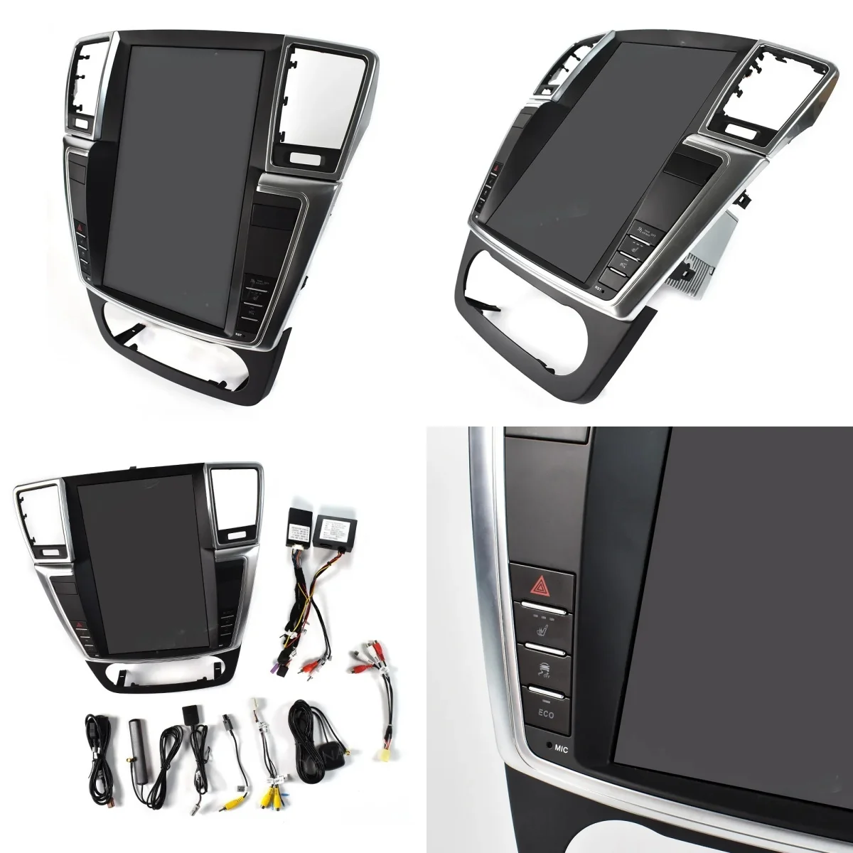 

12.3" For Mercedes Benz ML W164 W300 ML350 ML450 ML500 GL G320 GL350 GL450 GL500 Android 14 Car Monitor Screen Carplay Audio