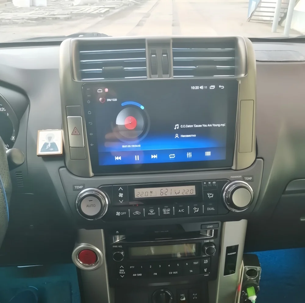 2 Din 8G+128G Android 14.0 Car Radio Stereo Audio Video Multimedia DVD Player GPS Navi For Toyota Prado 150 2010 2011 2012 2013