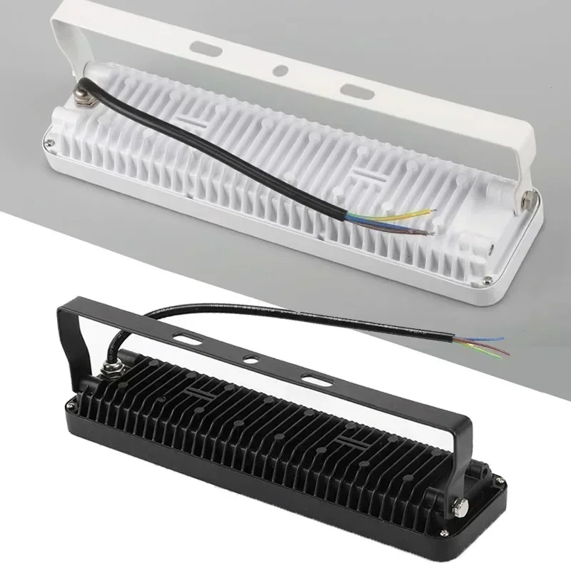 LED 투광 조명, 50W-200W, 220V, IP65 방수 조경 야외 인클로저, 정원 조명, 벽 조명 반사판 투광 조명