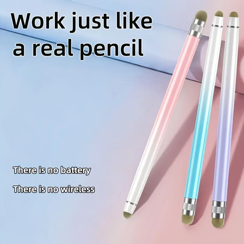 Battery‑Free Passive Touch Stylus Pen, Universal for Capacitive Touch‑Screen Devices, No Built‑In Electronic Components