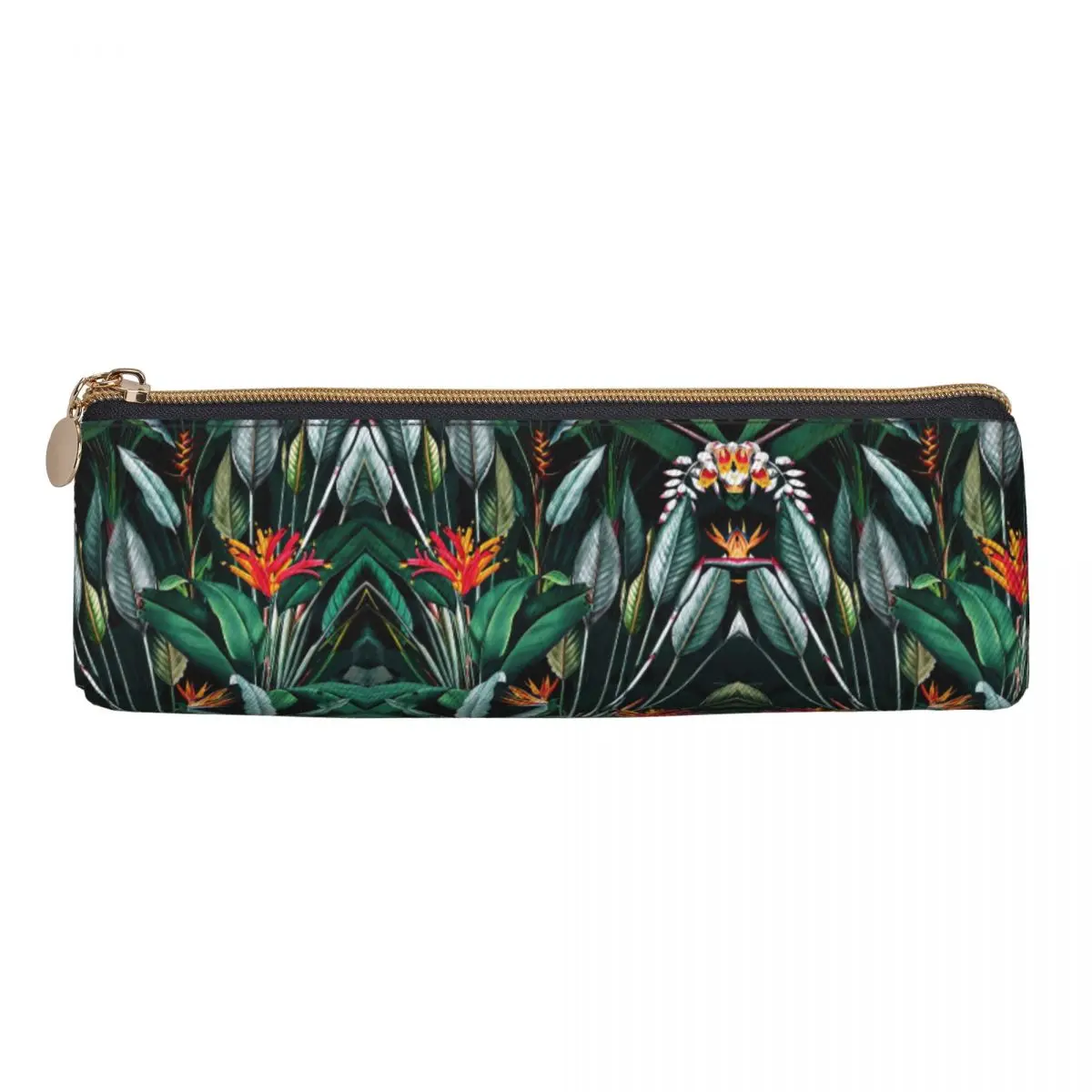 Lovely Pencil Case Tropical Floral Pencil Box Midnight Garden School Pencil Cases Girls Boys Zipper Design School Stationery