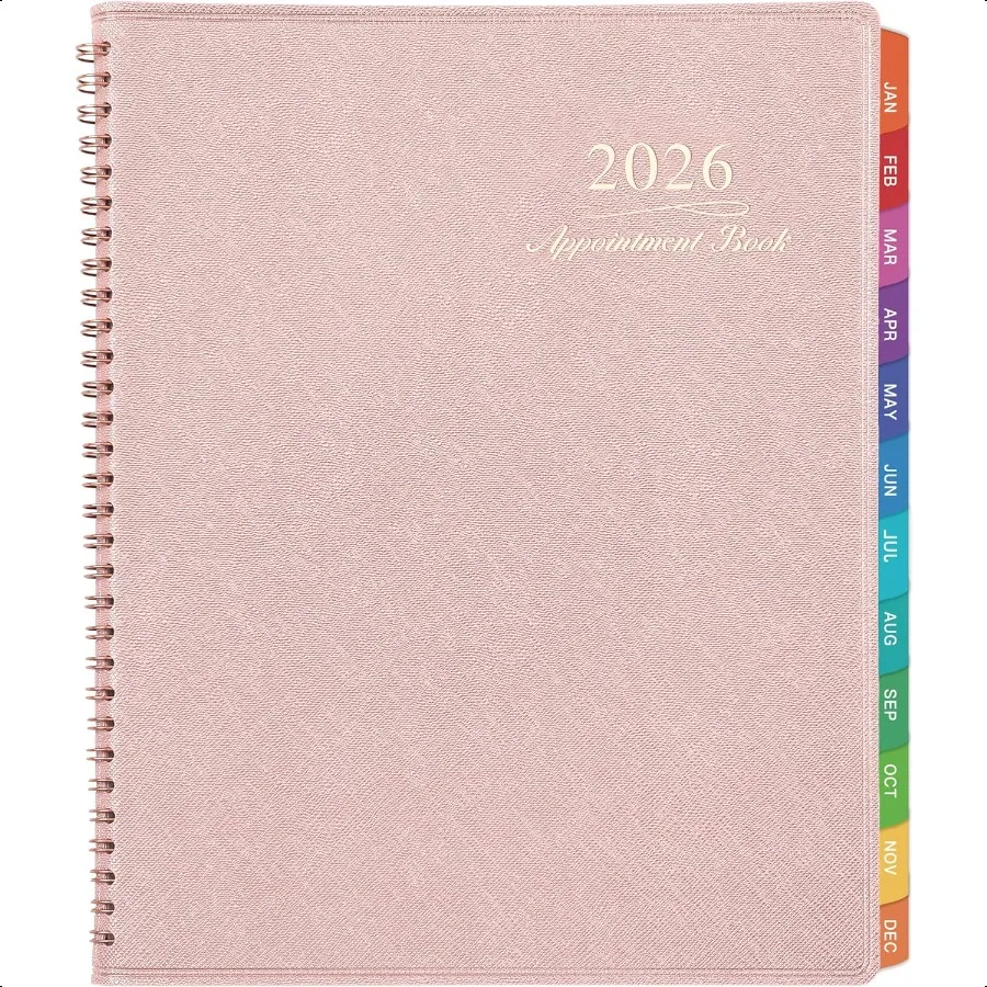 

2026 Appointment Book Planner Weekly Appointment Book 2026 January 2026 December 2026 8.26x 11.4 Daily Hourly Planner with Tabs