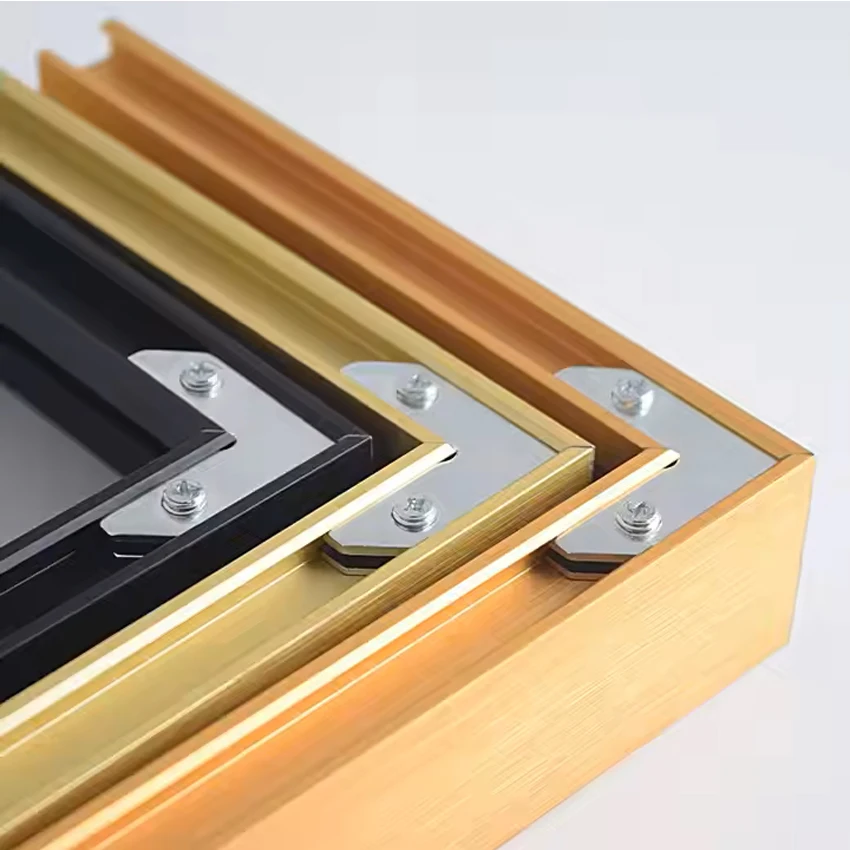 

Medium Size Picture Frame, DIY aluminum Alloy Canvas Painting Frame, For Oil Paintings, And Inner wooden framed
