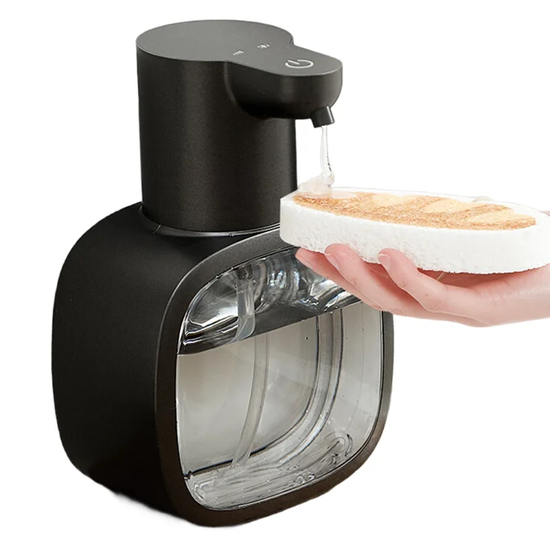 

FGGS-Smart Hand Washing Machine Foam Soap Dispenser Wall Mounted Automatic 500Ml Liquid Rechargeable Bathroom Induction