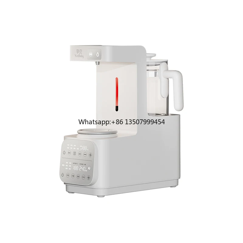 Baby Milk Warmer Feeding Supplies 2 in 1 Baby Formula Shaker & Mixer with Thermostatic Function Electric Glass Kettle