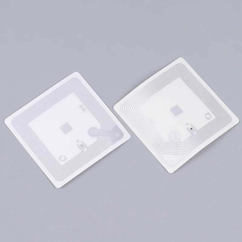 10pcs NFC Tags Sticker 13.56Mhz RFID NFC Tag Stickers ICODE-SLIX Adhesive Labels For Book Library