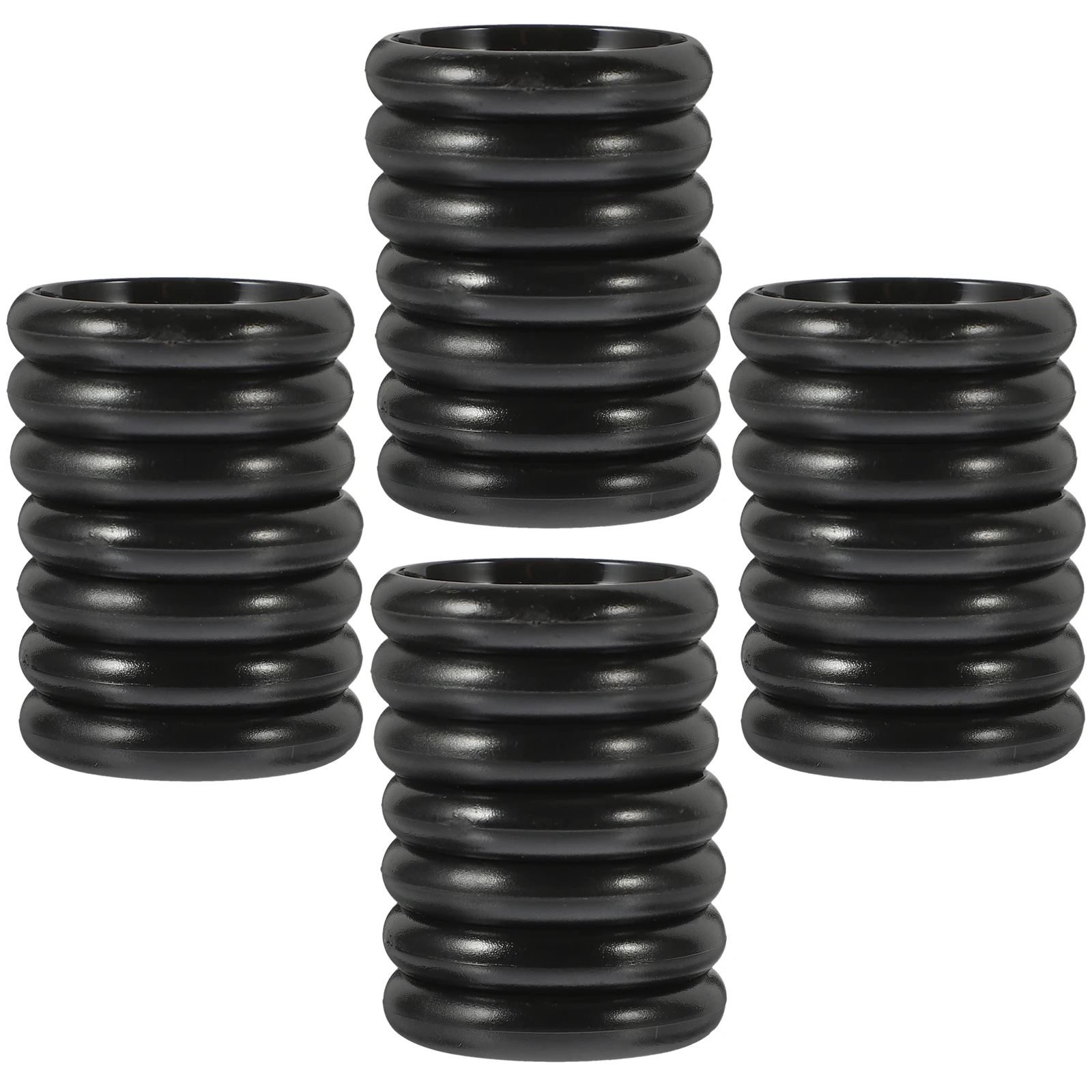 44pcs Round Binder Discs Plastic Binding Rings For Diy Notepads Planners Easy Storage Home Office School Mini Binder