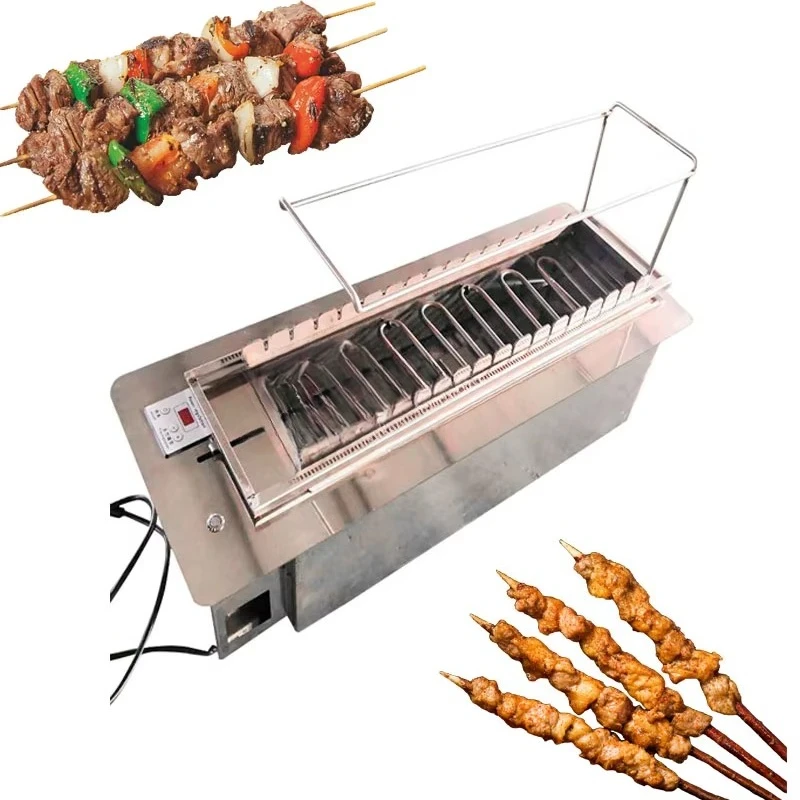 

Stainless Steel Rotating Barbecue Grill for Restaurants