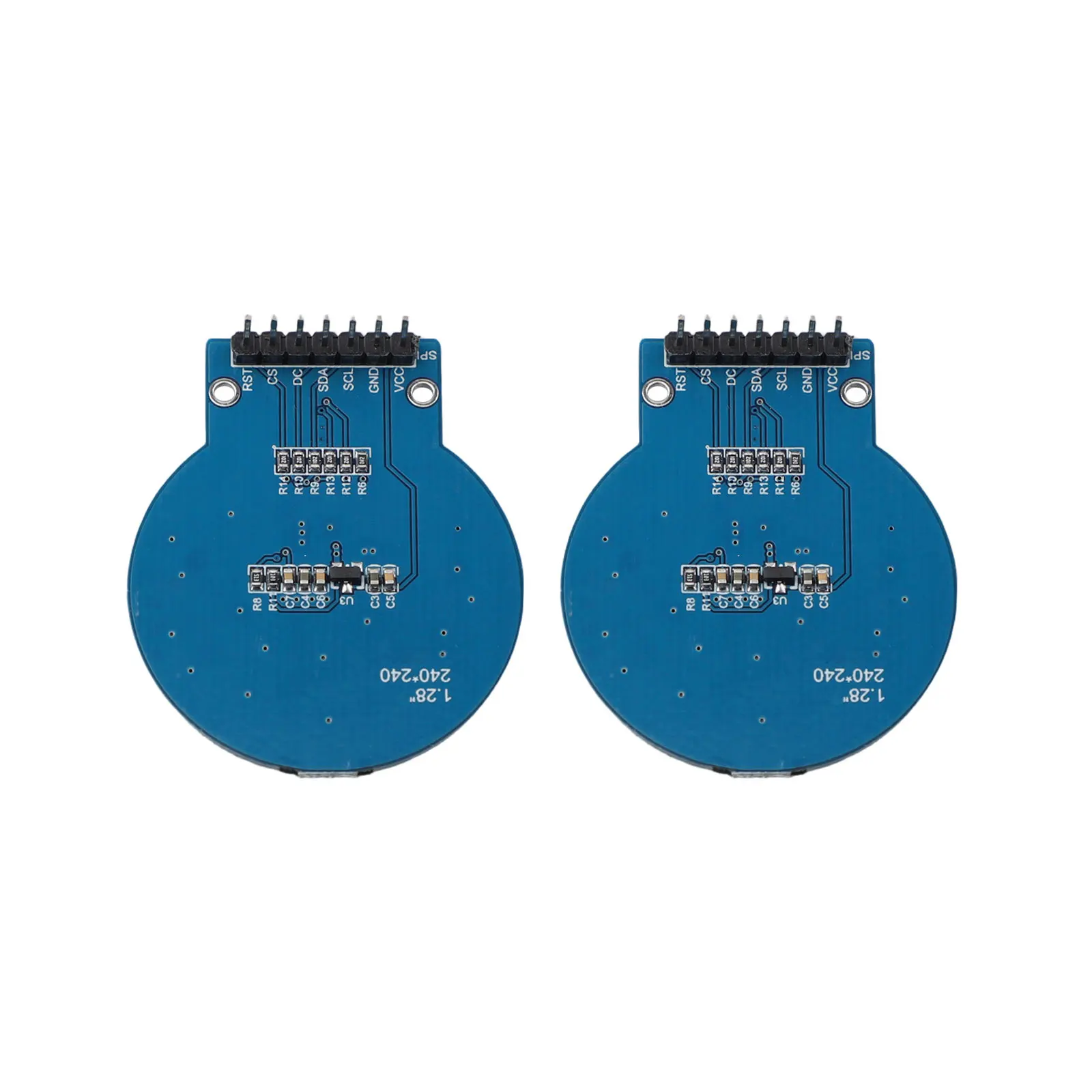 

240 X 240 Display 32.4x32.4mm 1.28 Inch TFT Screen Operating Voltage 3-5V 4-pin SPI Interface Broad Compatibility