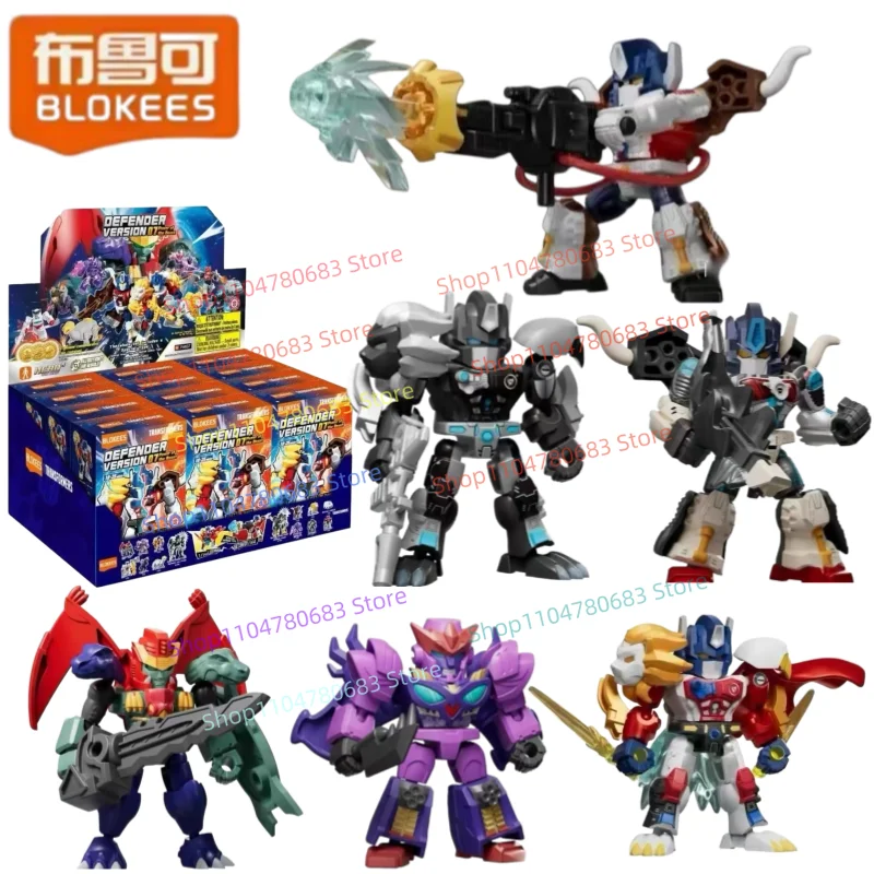

BLOKEES Building Block Man Transformers Star Edition Series 7 Optimus Prime Action Figure Assembly Model Ornament Anime Toy Gift