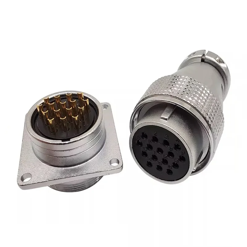 PLS28 P28-2/3/4/5/7/8/10/12/16/17/20/24/26 Pin Aviation Connector Plug WS28 Male Female Plug Socket Connector