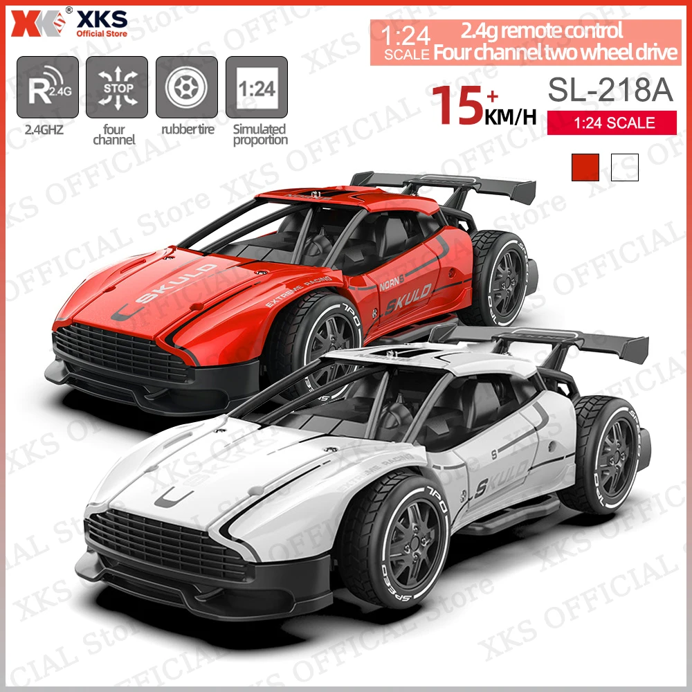 

XKS Sulong SL218 1/24 Мини-металлический радиоуправляемый автомобиль — высокоскоростной электрический пульт дистанционного управления 2,4G | Отличный подарок для мальчиков