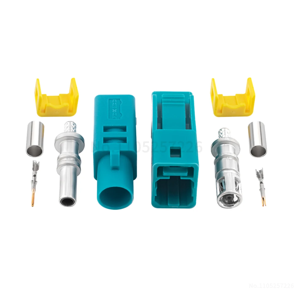 Fakra connector adapter wire bonding / compression fitting automotive FAKRA-Z type male-female connector RG58/174/316 (1 pcs)
