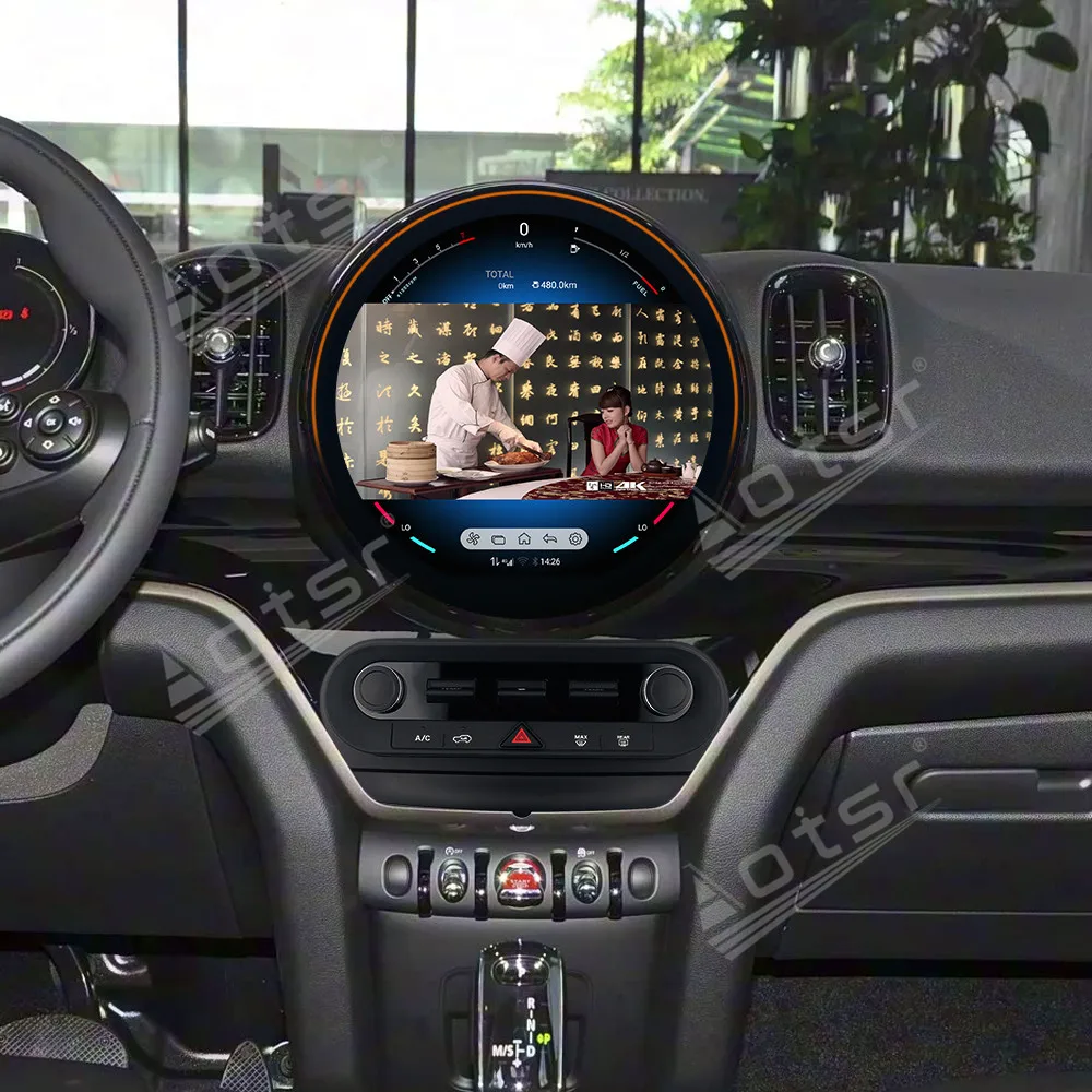 

Qualcomm 11,8-дюймовый радиоприемник CarPlay для MINI Countryman F60 2017-2023, GPS-навигация, HD сенсорный экран, мультимедийный плеер, стереоголовка