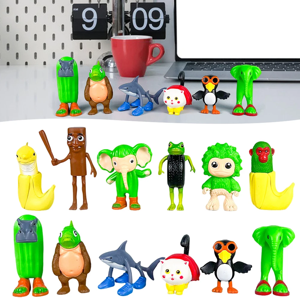 

Italian Brainrot AI Animals Set Funny Italian Brainrot Desktop Ornaments Toy For Collection