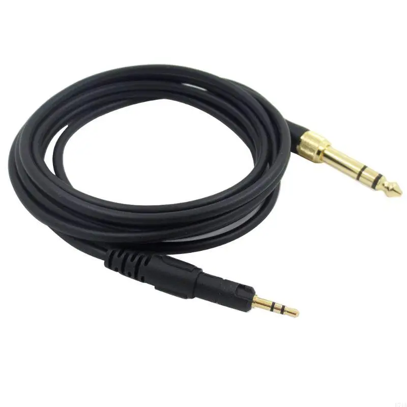 Cable reemplazo para ATH-M50X M40X M60X M70X Auriculares 6.35 mm E74a
