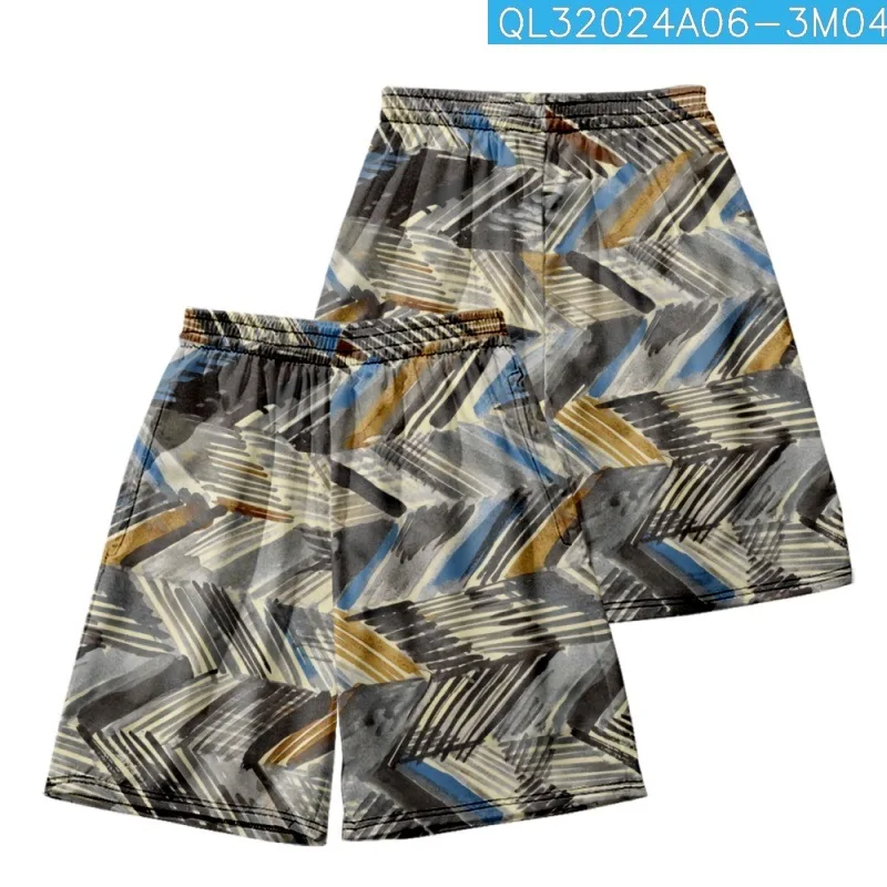 2022 casual preto skull print praia shorts roupas de verão novos calções de cintura elástica masculina streetwear