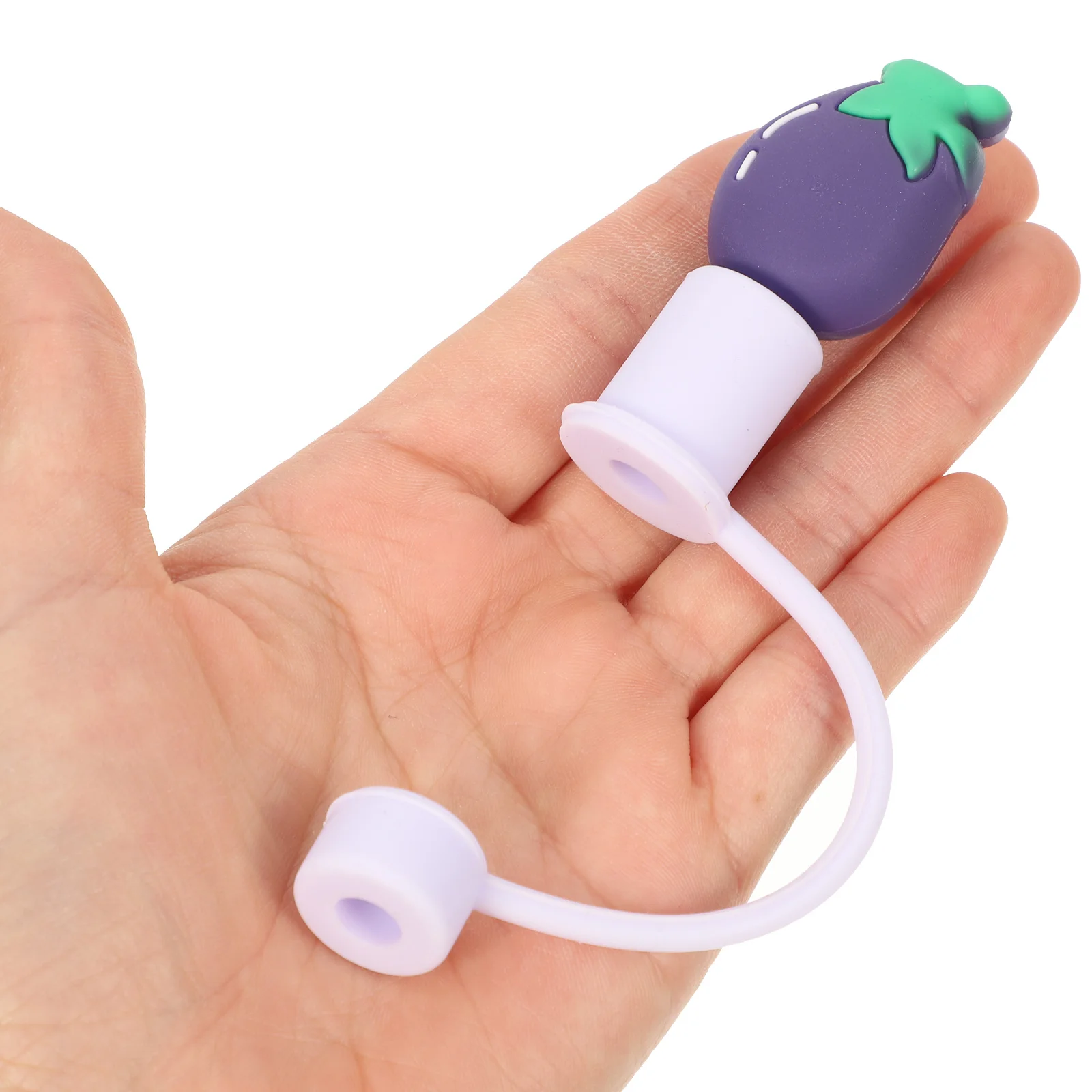 

4 Pcs Straws Silicone Tips Topper Cover Cap Bulk Covers Small Funny Caps Protector