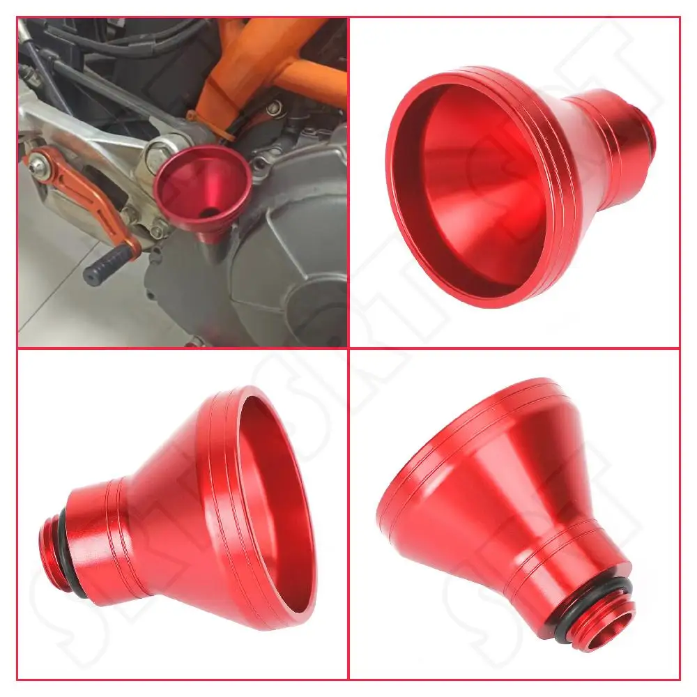 Fits for Kawasaki Ninja 650 400 ABS Z650 Z400 2018 2019 2020 2021 2022 Motorcycle Engine Oil Filler 20MM Aluminum Alloy Funnel