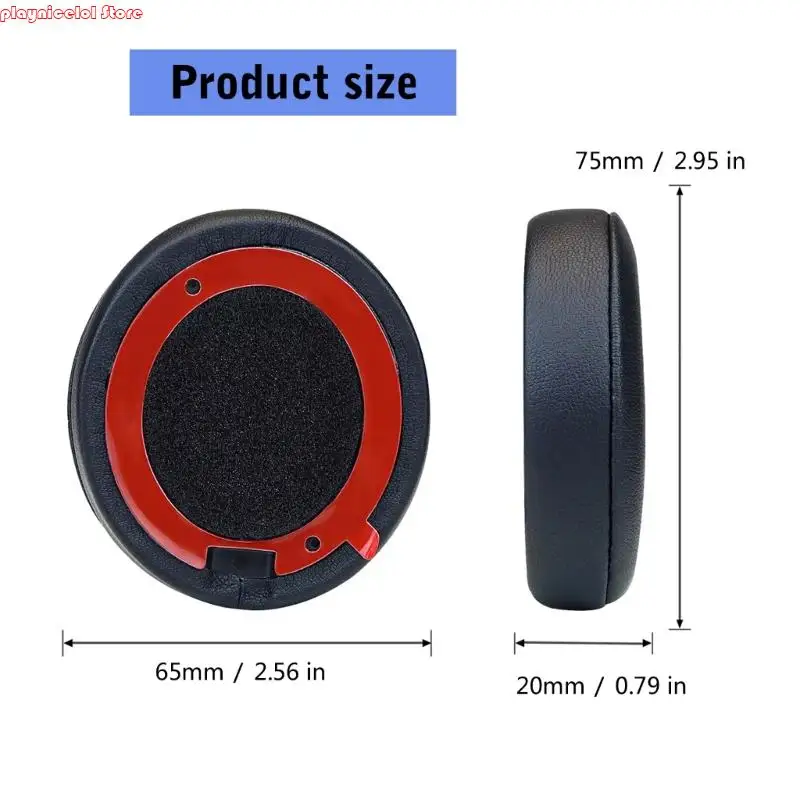 E8BA 1pair Remplacement des coussins d'oreille à oreille douce Couverture pour les casques Solo4 Éponges COIDES