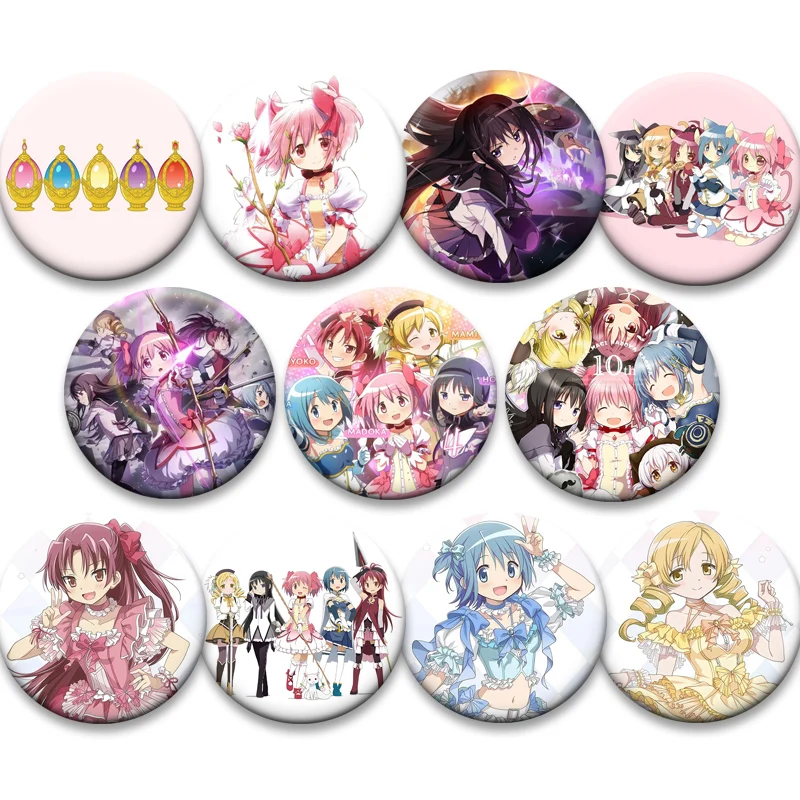 Горячее-аниме-puella-magi-madoka-magica-броши-kaname-madoka-akemi-homura-incubator-qb-булавки-украшение-для-рюкзака-мультяшный-значок-подарок