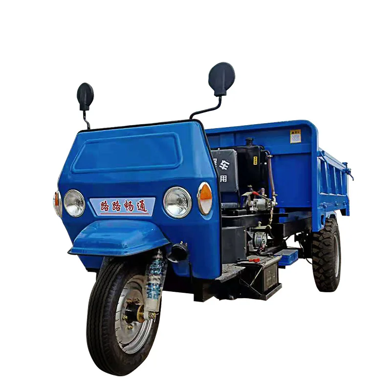 

Diesel engineering tricycle 18 horsepower steering wheel electric start three horses, pull salad concrete tricycle